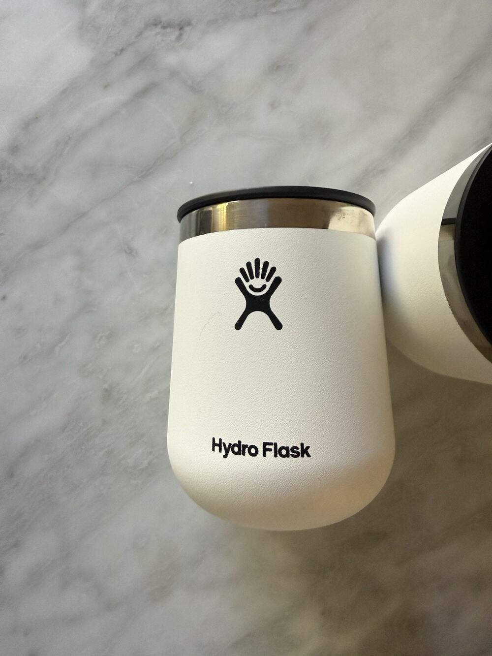 Hydro Flask 10 Oz Stemless Wine Glass - Unbreakable White Tumbler